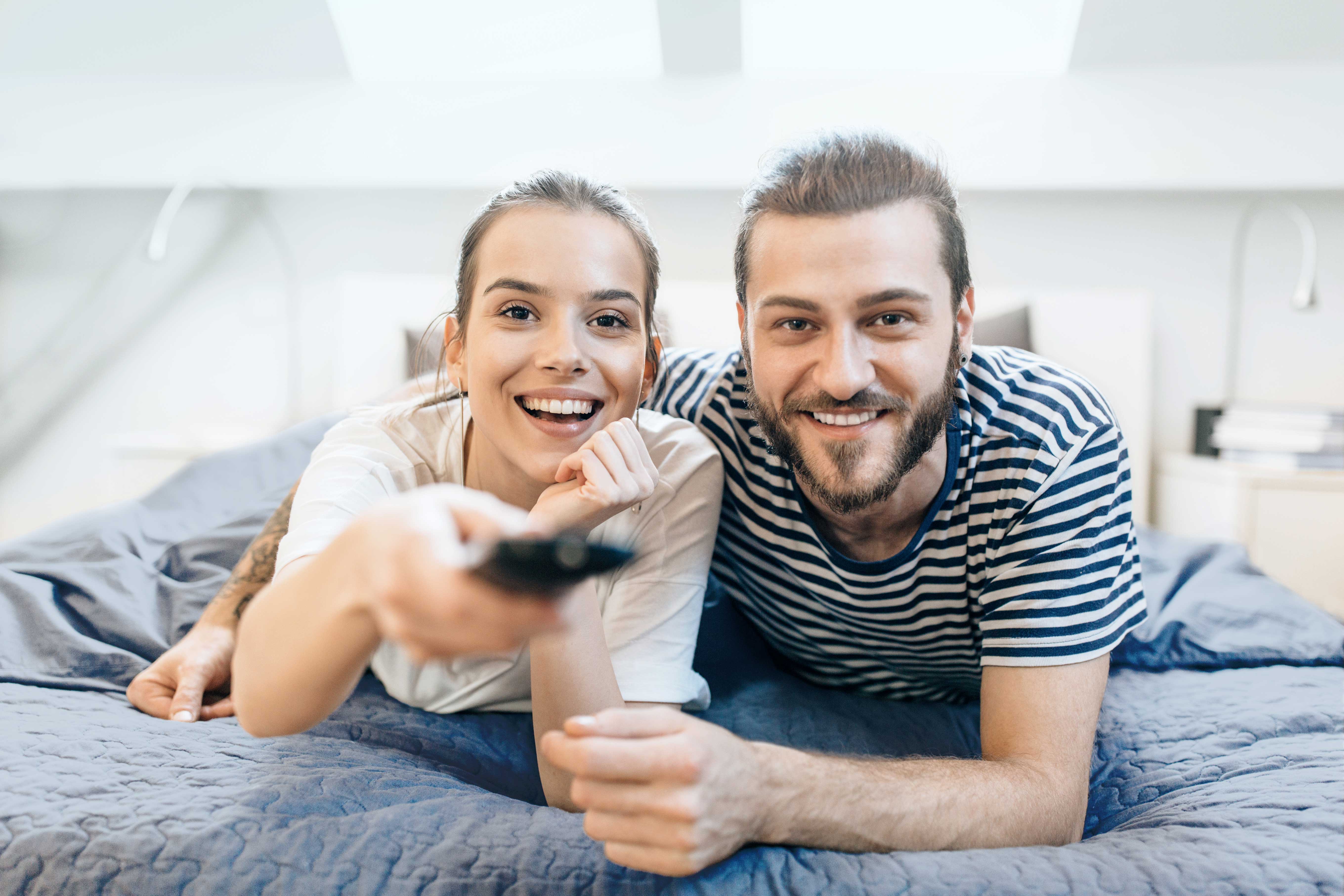 Glückliches Paar Zuhause