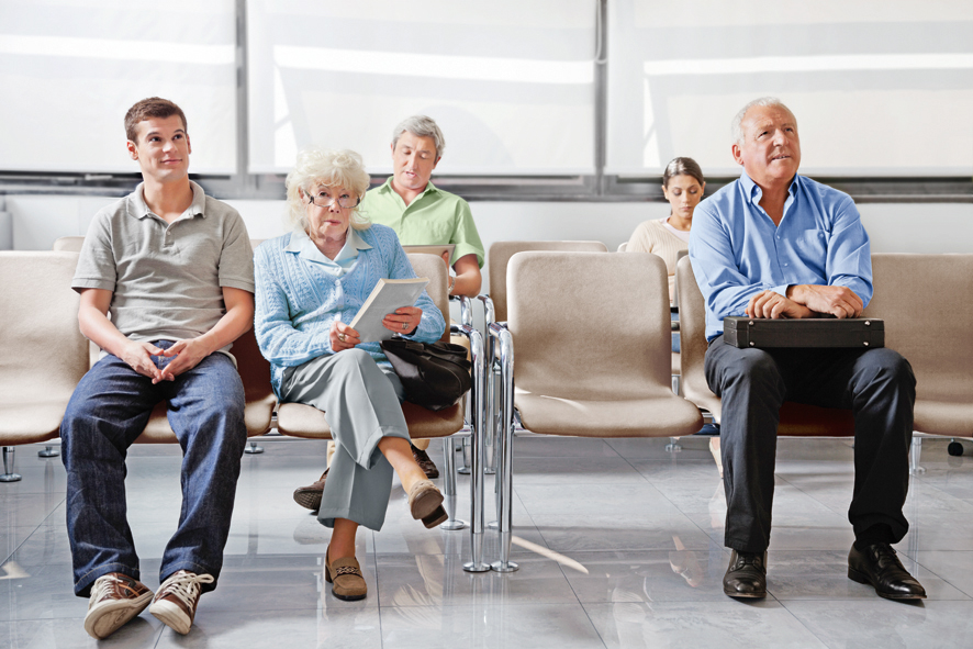 Kunstleder Stuhl Wartebereich